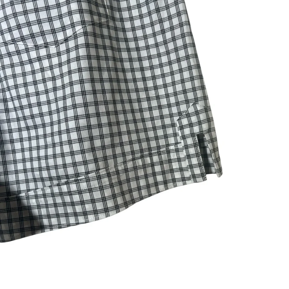 Claridge + King Black White Check The Boxer Shorts NWT Large